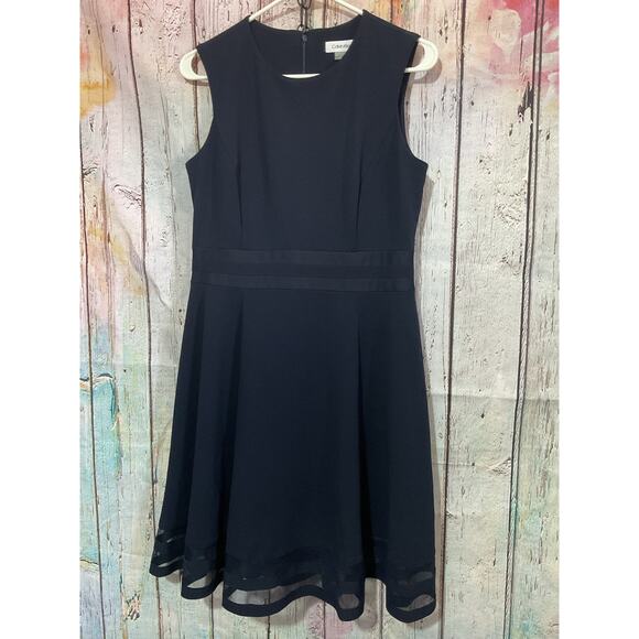 Calvin Klein Navy Blue Size 10 Dress - Picture 1 of 11